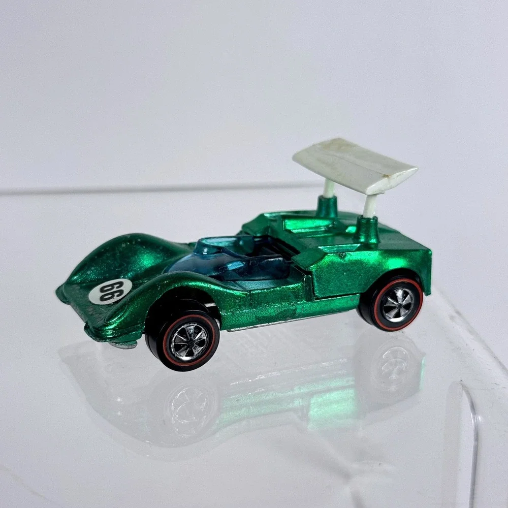 Hot Wheels Redline Chaparral 2G Green Spectraflame 1969 Vintage Diecast Car